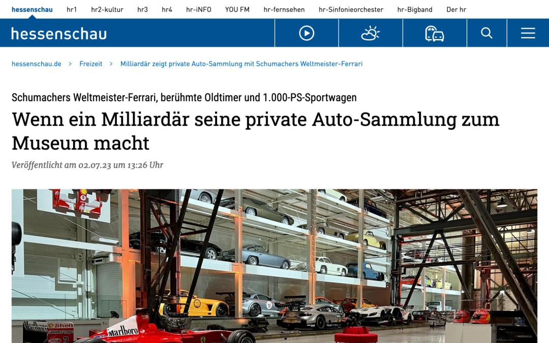 NAM: Das sagt die Presse - Wenn ein Milliardär seine private Auto-Sammlung zum Museum macht